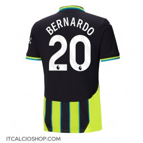 Manchester City Bernardo Silva #20 Seconda Maglia 2024-25 Manica Corta